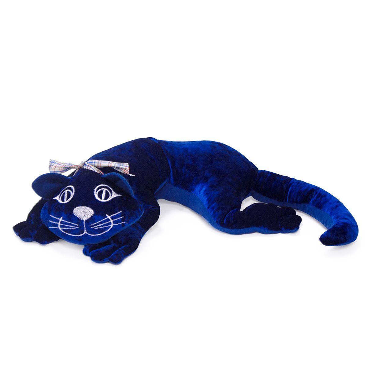 manimo cat plush weighing 1 kg, shown alone on a white background, highlighting its soft texture and detailed design.